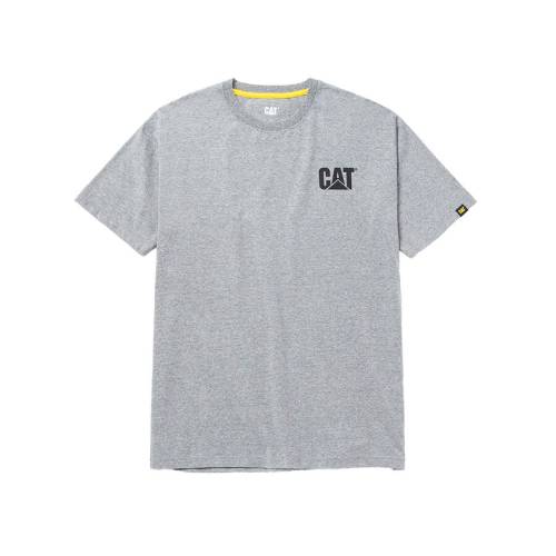 CAT SHORT SLEEVE T-SHIRT GREY TRADEMARK TEE W05324