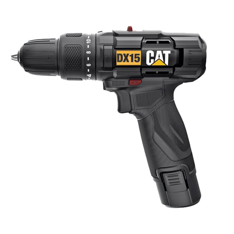 CAT SET DRILL IMPACT DRIVER WITH BATTERY 12V 2AH + CHARGER DXC26