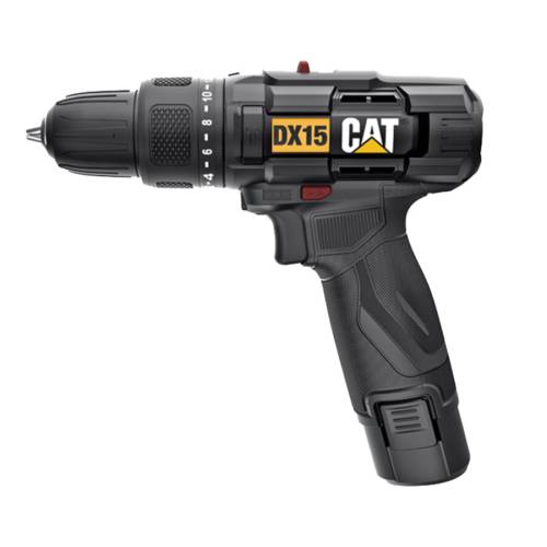 CAT SET DRILL IMPACT DRIVER WITH BATTERY 12V 2AH + CHARGER DXC26
