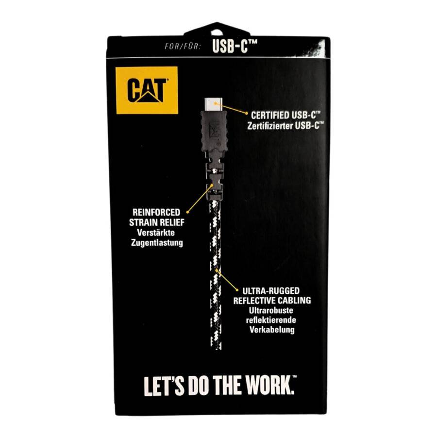 CAT CHARGING CABLE USB to USB-C 18W BLACK 3m USBC-G